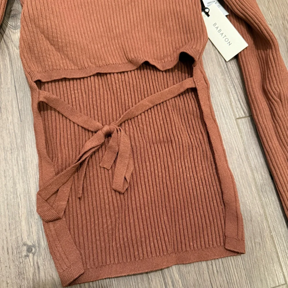 Babaton Ambrosia Sculpt Knit Chocolate Opal NWT